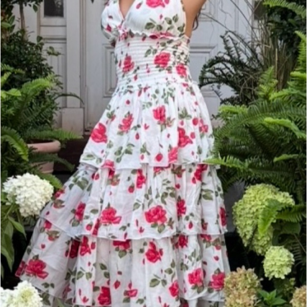 CB Positano Floral Maxi Dress